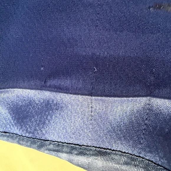 Jones New York Sleeveless Cobalt Blue Pleated Midi Dress with jewelled collar - Picture 9 of 10